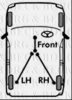 BORG & BECK BKB1899 Cable, parking brake